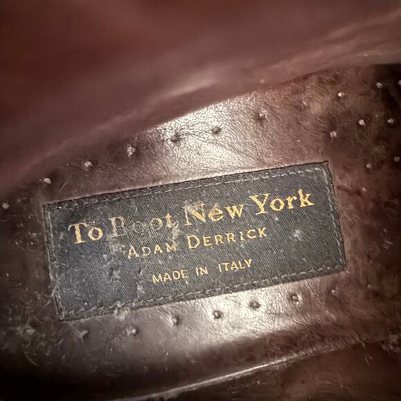 TO BOOT NEW YORK | Adam Derrick | Brown Suede 90s Style Lug Sole Chukka Boot 7.5 - Picture 6 of 9